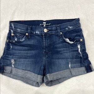 Seven for all Mankind denim shorts sz 26